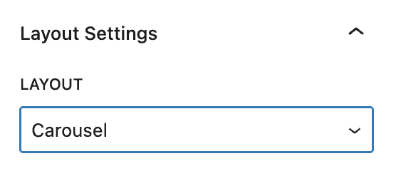 Post Grid/Carousel - Layout Settings